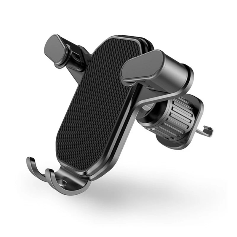 2024 New Gravity Car Phone Holder Air Vent Hook Phone Mount 360-Degree Rotation Smart Phone Holder for Car One-Hand Placement Casever