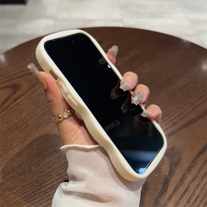 A 50 30 20 3d Bear Cute Cartoon Wavy Silicone Case For Samsung Galaxy A50 A30 A20 A30s A50s A20s A21s A51 A32 4g A12 Soft Cover Casever