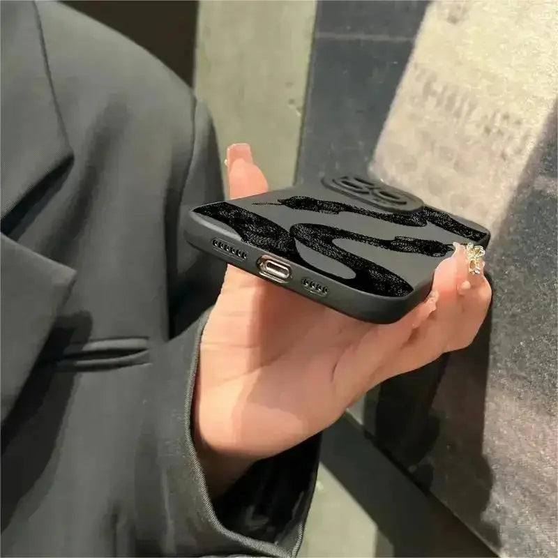 Black Snake Graphic Phone Case For iPhone 11 12 13 14 15 Pro Max X XS Max XR 8 7 Plus SE2020 Mini Shockproof Soft Silicone Cover Casever