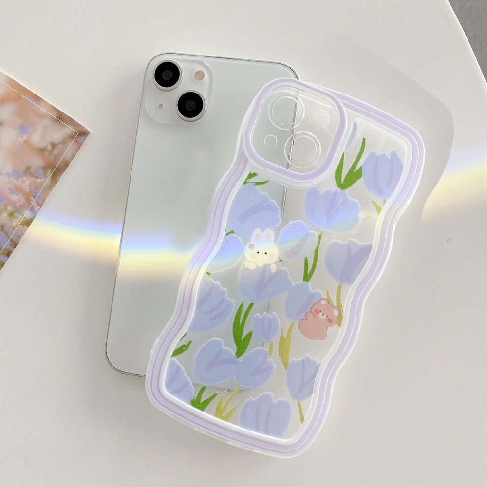 Case For Xiaomi Redmi Note 5A Note 8 Pro Redmi Note 9 9S 9 Pro max Note4 Note5 Lens Protective Cover Phone Cases Cute Curly Wavy Casever