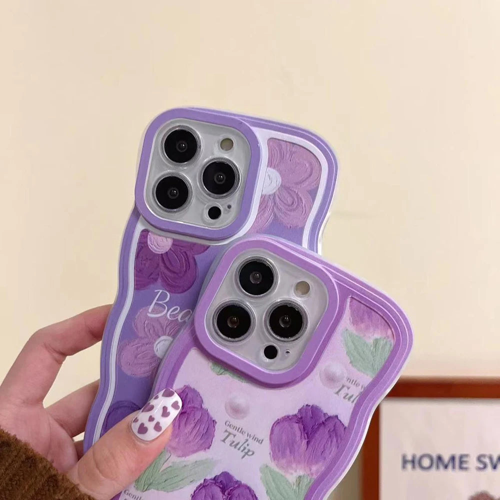 Case For Xiaomi Redmi Note 5A Note 8 Pro Redmi Note 9 9S 9 Pro max Note4 Note5 Lens Protective Cover Phone Cases Cute Curly Wavy Casever