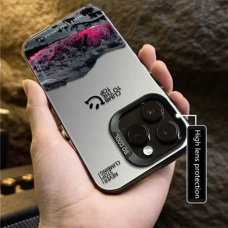 Cellphone Case For Huawei Nova 9 7 P30 P40 Mate 30 Pro 40 Honor50 Case Cover Snow Mountain Landscape Sunset Matte Hard Funda Casever