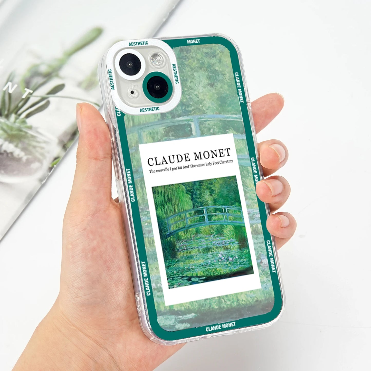 Claude Monet Arts Oil Painting Phone Case For iPhone 16 11 13 12 Pro Max XS X XR 7 8 Plus Soft Cover For iPhone 15 14 16 Pro Max Casever