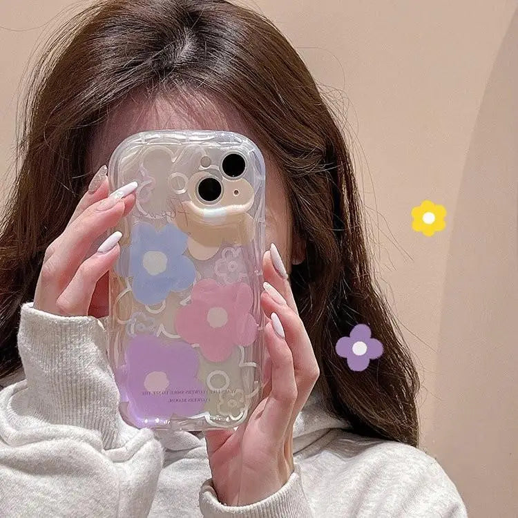 Flowers Phone Case For VIVO Y17S Y21 Y19 Y17 Y11 Y20 Y22S Y02S Y76 Y35 Y36 Y50 Y77 Y55 Y78 Plus Y11S Y12S Y12A Y33T Y33S Cover Casever
