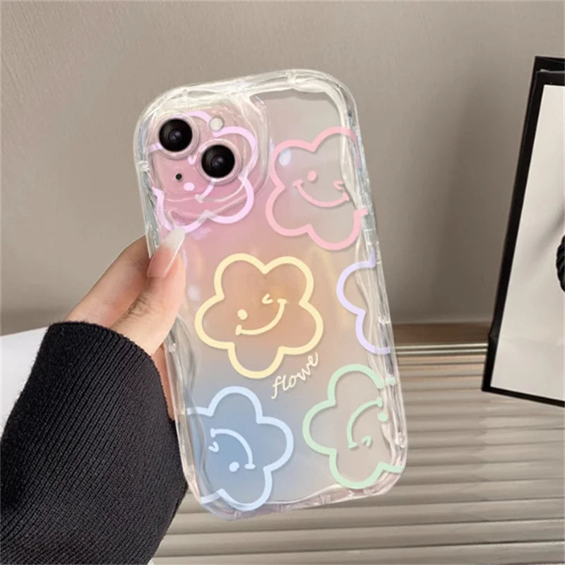 Flowers Phone Case For VIVO Y17S Y21 Y19 Y17 Y11 Y20 Y22S Y02S Y76 Y35 Y36 Y50 Y77 Y55 Y78 Plus Y11S Y12S Y12A Y33T Y33S Cover Casever