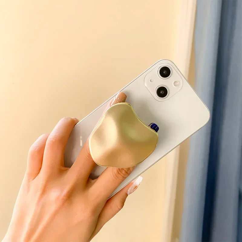 Grip Holder 3D Pop Sockets Finger Grips Tok Phone Electroplated Metal Phone Stand Creative Desktop Stand with A Sense of Luxury Casever
