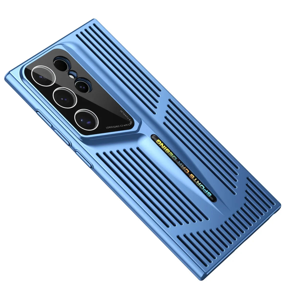 Luxury Ultra Thin Heat Dissipation Mesh phone Case for Samsung Galaxy S24 S22 S23 Ultra S24Plus Lens Protection Shockproof Cover Casever