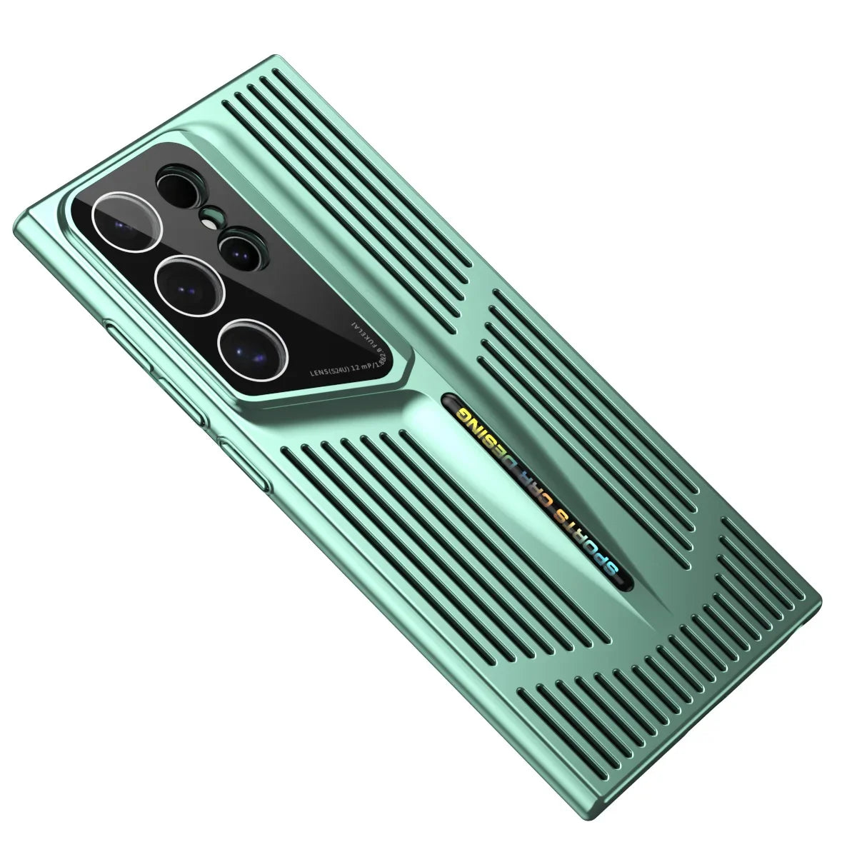 Luxury Ultra Thin Heat Dissipation Mesh phone Case for Samsung Galaxy S24 S22 S23 Ultra S24Plus Lens Protection Shockproof Cover Casever