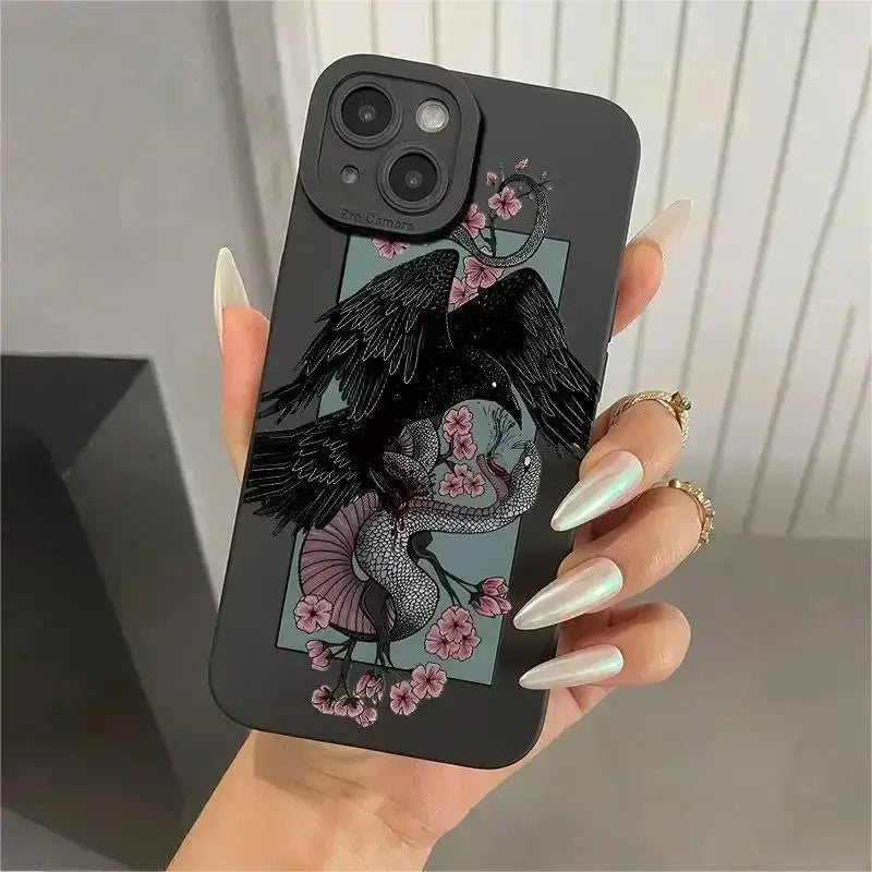 Black Snake Case For iPhone