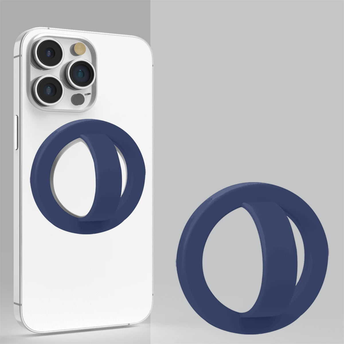 Strong Magnetic Liquid Silicone Comfortable Circular Grip Phone Holder For MagSafe Powerful Grip For iPhone 15 Ring Holder Casever