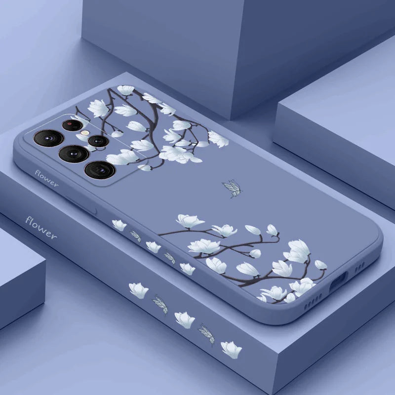 Tree Branch Phone Case For Samsung Galaxy S24 S23 S22 S21 S20 Ultra Plus FE S10 S9 S10E Note 20 ultra 10 9 Plus Cover Casever