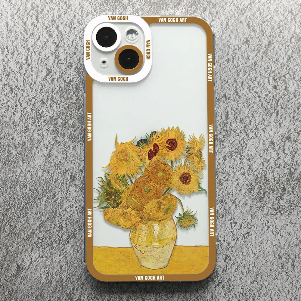 Van Gogh Art Phone Case For Samsung Galaxy S10 S20 S21 S22 S23 S24 FE Plus Ultra Note 20 Soft Cover Casever
