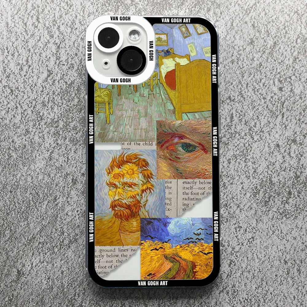 Van Gogh Art Phone Case For Samsung Galaxy S10 S20 S21 S22 S23 S24 FE Plus Ultra Note 20 Soft Cover Casever