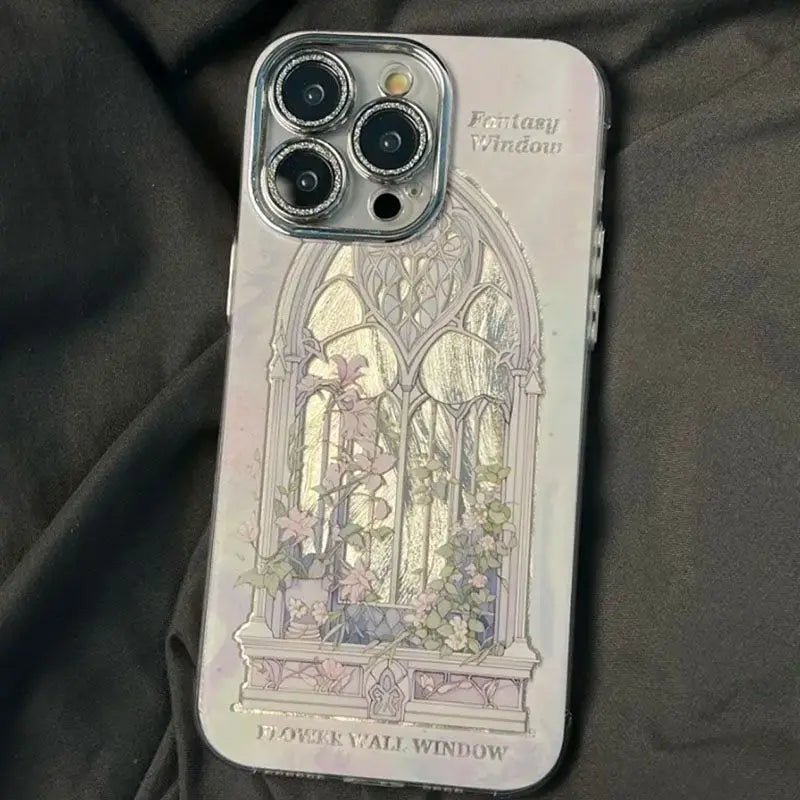 Window flowers Phone Case For Samsung Galaxy A54 A55 A25 A15 A05 A24 A33 A34 A73 A32 A51 A53 A71 A72 A30 A20 A50 Cover Casever