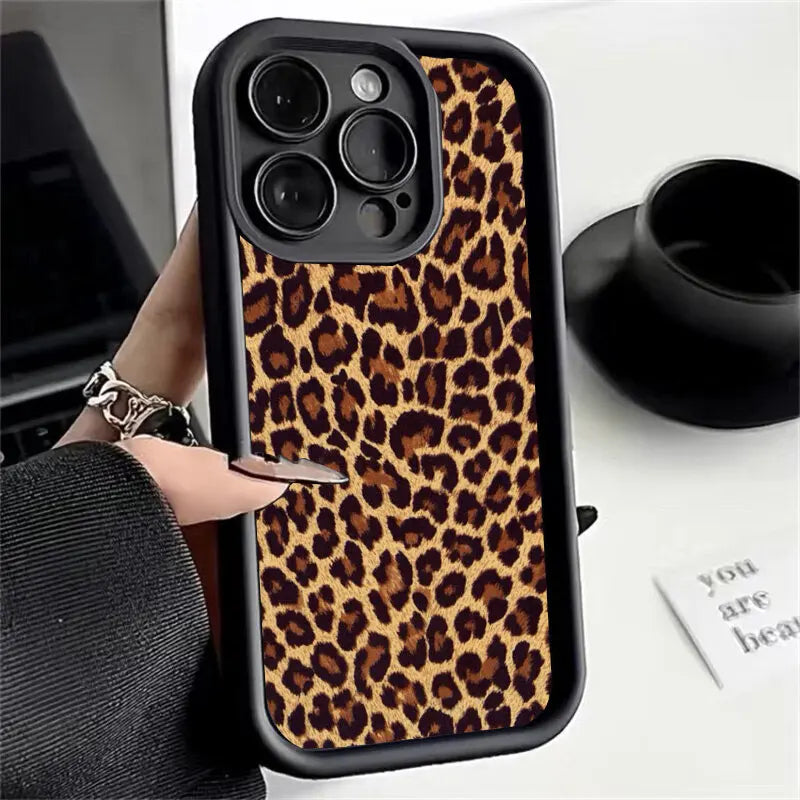 Zebra Striped Phone Case For IPhone 15 Pro Max 12 11 14 X XS XR 6 6S 7 8 Plus 13 Mini SE 2020 2022 Capa Shockproof Soft Cover Casever
