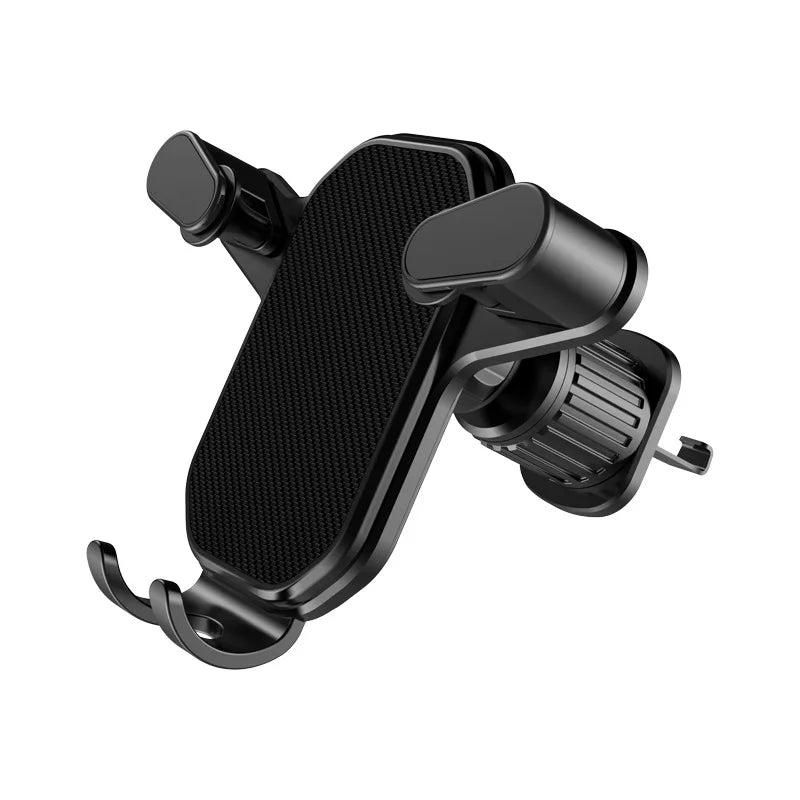 2024 New Gravity Car Phone Holder Air Vent Hook Phone Mount 360-Degree Rotation Smart Phone Holder for Car One-Hand Placement  Casever