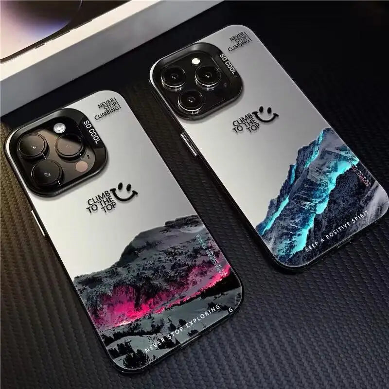 Cellphone Case For Huawei Nova 9 7 P30 P40 Mate 30 Pro 40 Honor50 Case Cover Snow Mountain Landscape Sunset Matte Hard Funda  Casever