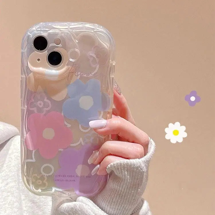 Flowers Phone Case For VIVO Y17S Y21 Y19 Y17 Y11 Y20 Y22S Y02S Y76 Y35 Y36 Y50 Y77 Y55 Y78 Plus Y11S Y12S Y12A Y33T Y33S Cover  Casever