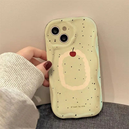 Green apple Phone Case For Samsung Galaxy S23 Ultra S20 FE S21 Plus A05 A10 A11 J7 J2 Prime G530 Soft Silicone Cover  Casever