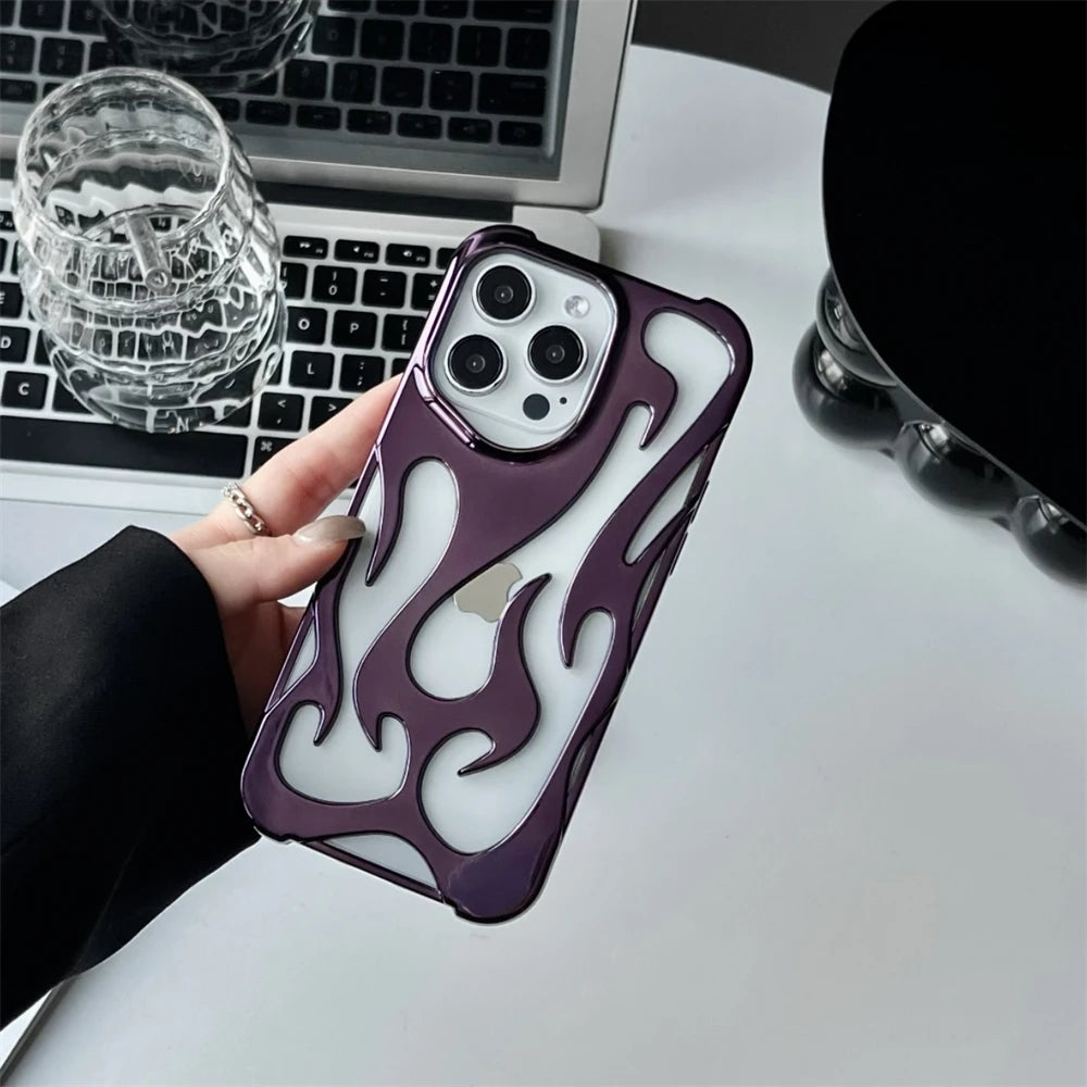 Hollow Flame Case Phone-case Casever