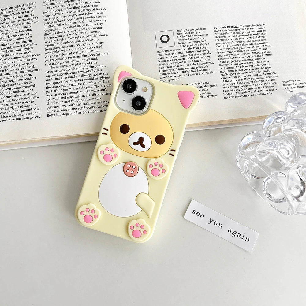 Kawaii Bear Case Phone-case Casever