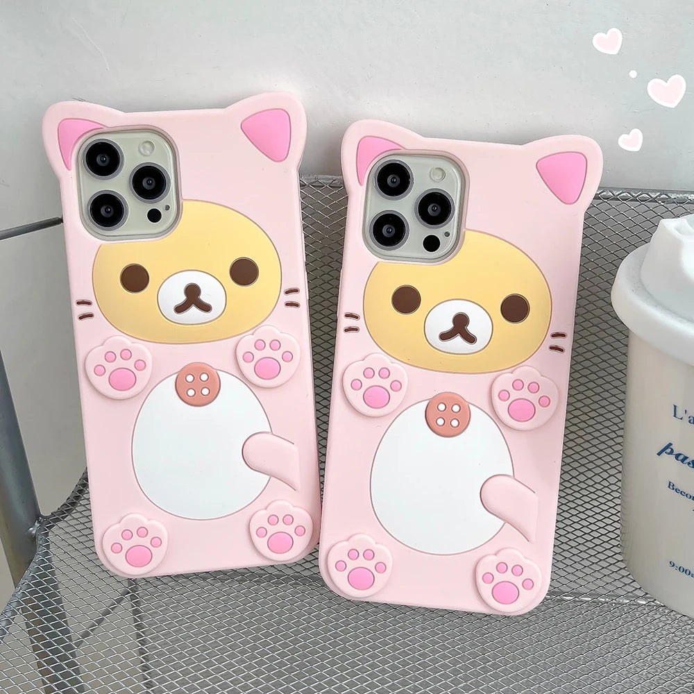 Kawaii Bear Case Phone-case Casever