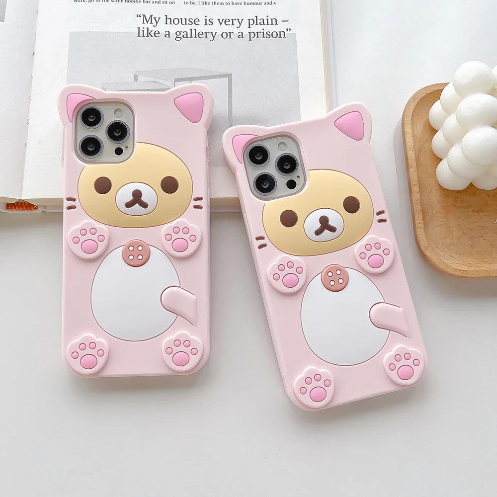 Kawaii Bear Case Phone-case Casever