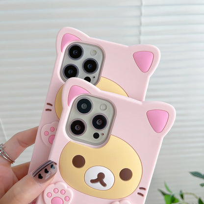 Kawaii Bear Case Phone-case Casever