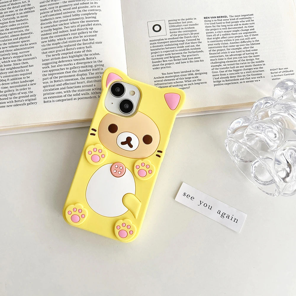 Kawaii Bear Case Phone-case Casever