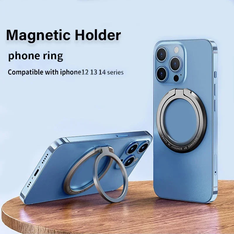 Magnetic Removable Grip Stand Support Phone-case Casever