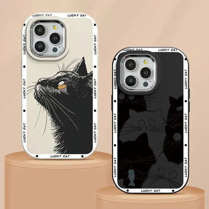 Phone Case for Samsung Galaxy A53 A54 A73 A32 A25 A24 A22 A52 A33 A23 A21s A11 A12 A13 A14 A15 5G Bread Cat  Casever