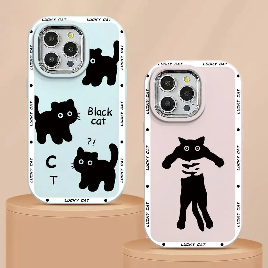 Phone Case for Samsung Galaxy A53 A54 A73 A32 A25 A24 A22 A52 A33 A23 A21s A11 A12 A13 A14 A15 5G Bread Cat  Casever