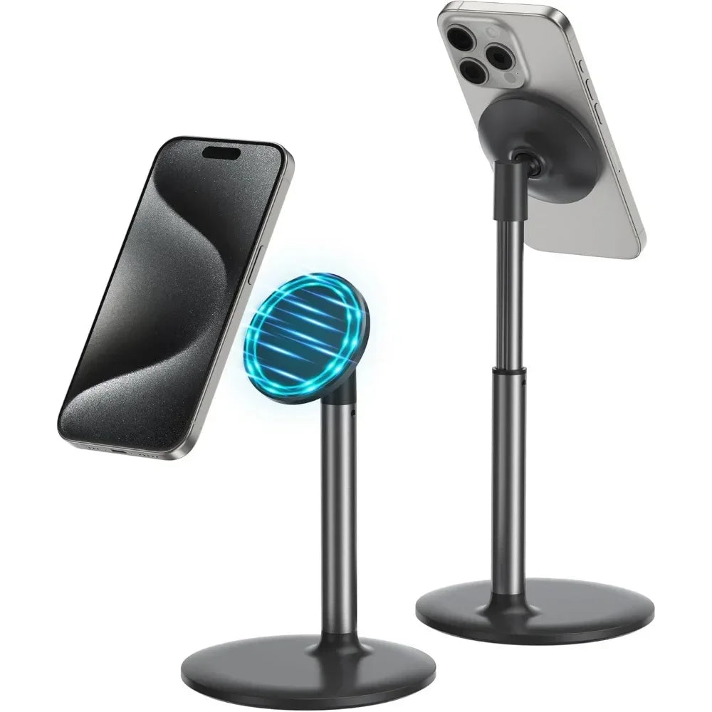 Magsafe Phone Stand 360° Rotating, Height Adjustable Holder for iPhone