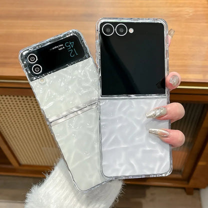 Transparent Water Ripple Slim Case for Samsung Galaxy Z Flip
