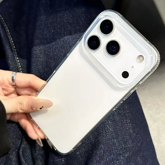 Original Simple Transparent Case For iPhone 17 Air 16 15 14 13 12 11 Pro Max X XS Max XR 7 8 Plus SE3 Soft TPU Silicone Cover