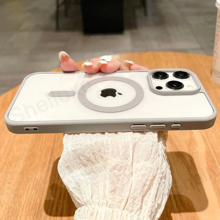 Matte Natural Titanium Magsafe Phone Case available iPhone 17