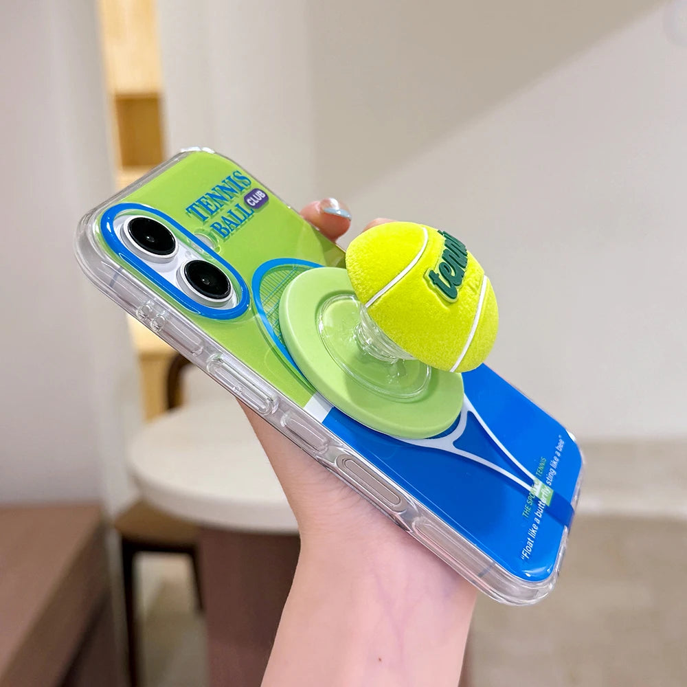 3D Tennis Ball MagSafe GripTok Case