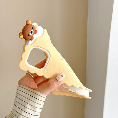 Funny Rilakkuma Bear Case For iPhone (Silicone)