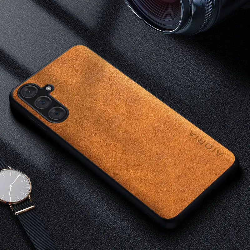 Premium Leather Case For Samsung