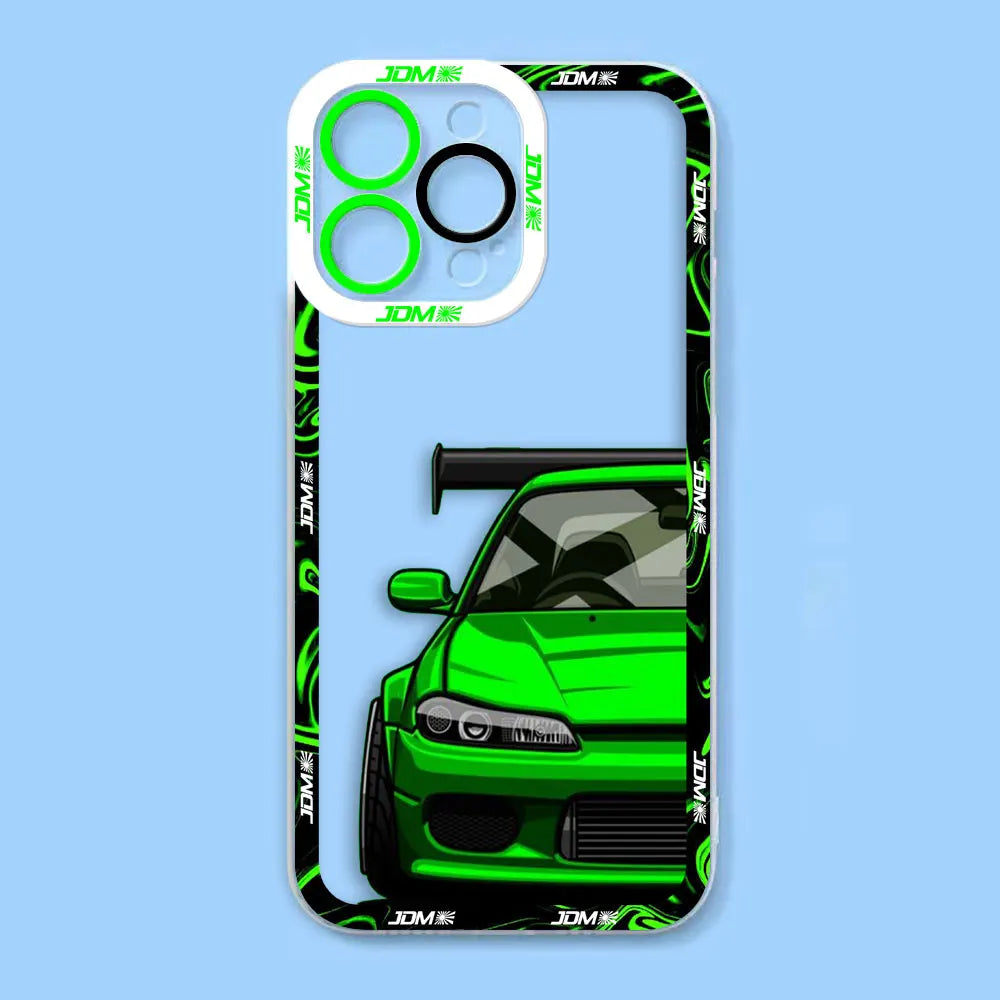 Tokyo Drifit Sports Car Clear Soft Silicone Case For iPhone-Phone-case-Casever