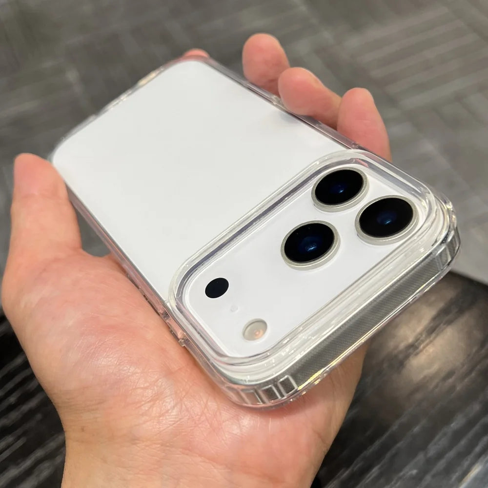Original Simple Transparent Case For iPhone 17 Air 16 15 14 13 12 11 Pro Max X XS Max XR 7 8 Plus SE3 Soft TPU Silicone Cover