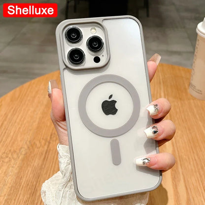 Matte Natural Titanium Magsafe Phone Case available iPhone 17