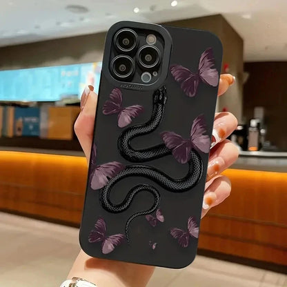 Black Snake Case For iPhone