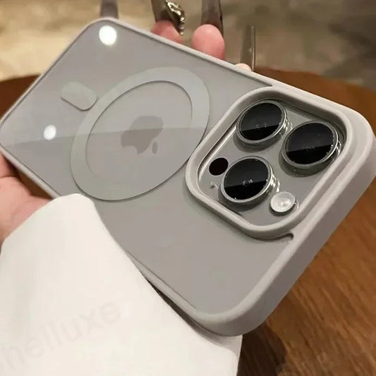 Matte Natural Titanium Magsafe Phone Case available iPhone 17