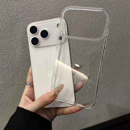 Original Simple Transparent Case For iPhone 17 Air 16 15 14 13 12 11 Pro Max X XS Max XR 7 8 Plus SE3 Soft TPU Silicone Cover