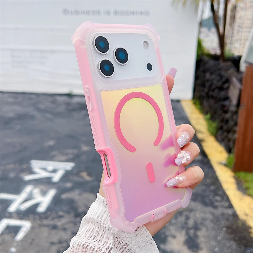 Shockproof Magsafe Laser Case available for iPhone 17