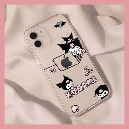 Sanrio Cinnamoroll iPhone14 Mobile Phone Case Kawaii Cute 13 12 11 X Xs Pro Plus Max Protective Shell Holder Kids Toys for Girls  Casever