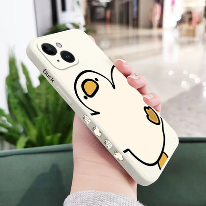 Cutie Duck Silicone Phone Case For iPhones-Phone-case-Casever