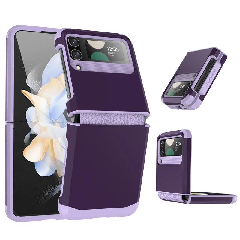 Telescopic Hinge Silicone Case For Samsung Galaxy Z Flip(Shockproof)-Phone-case-Casever