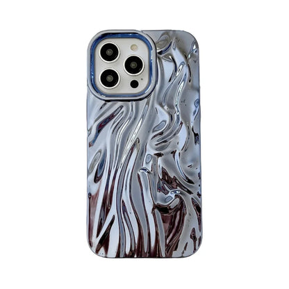 Silver wavy phonecase